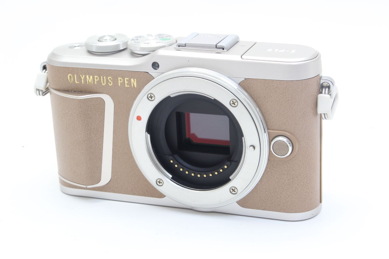 Wi-Fi対応♪ OLYMPUS E-PL9 ブラウン 望遠ダブルレンズキット PEN E