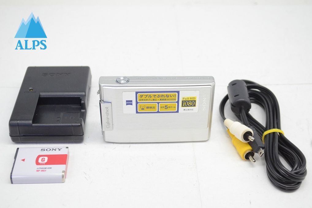 SONY ソニー Cyber-shot DSC-T100 コンパクトデジタルカメラ シルバー 251009r