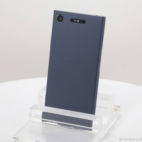 美品　Xperia XZ1 so-01k ムーンリットブルー 中古 Xperia SO-01K XZ1 ムーンライトブルー docomo SIMフリー 中古