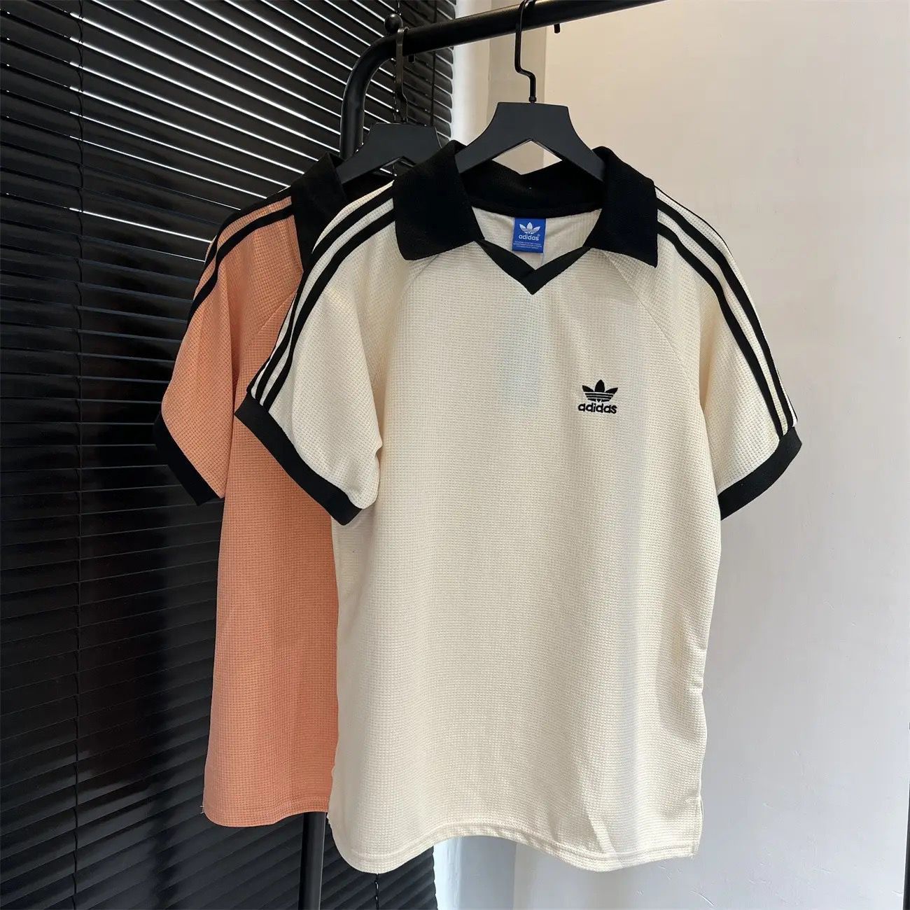 adidas アディダス ワッフルTシャツ 半袖 ポロシャツ Mサイズ