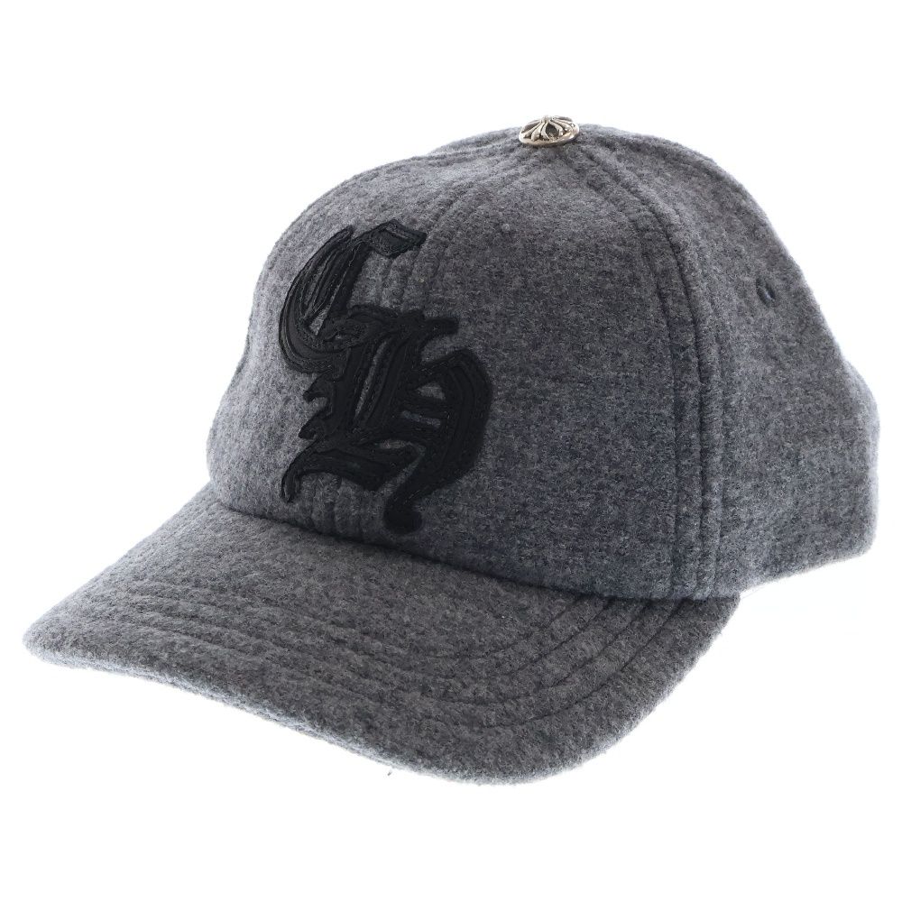 CHROME HEARTS (クロムハーツ) CH PATCH WOOL CAP CHレザーパッチ