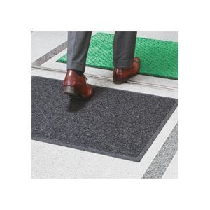 テラモト 玄関マット ケミタングルソフト 屋外用 900×600mm ブラック MR-981-240-8 1枚