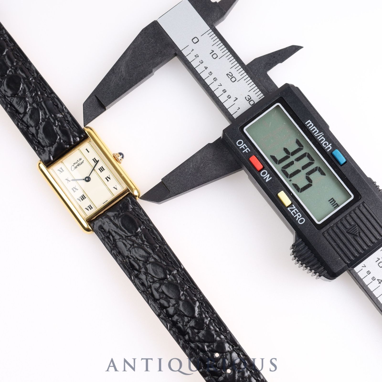 CARTIER カルティエ マストタンク LM QZ 590005 縦ローマ文字盤 SV925 革 - メルカリ