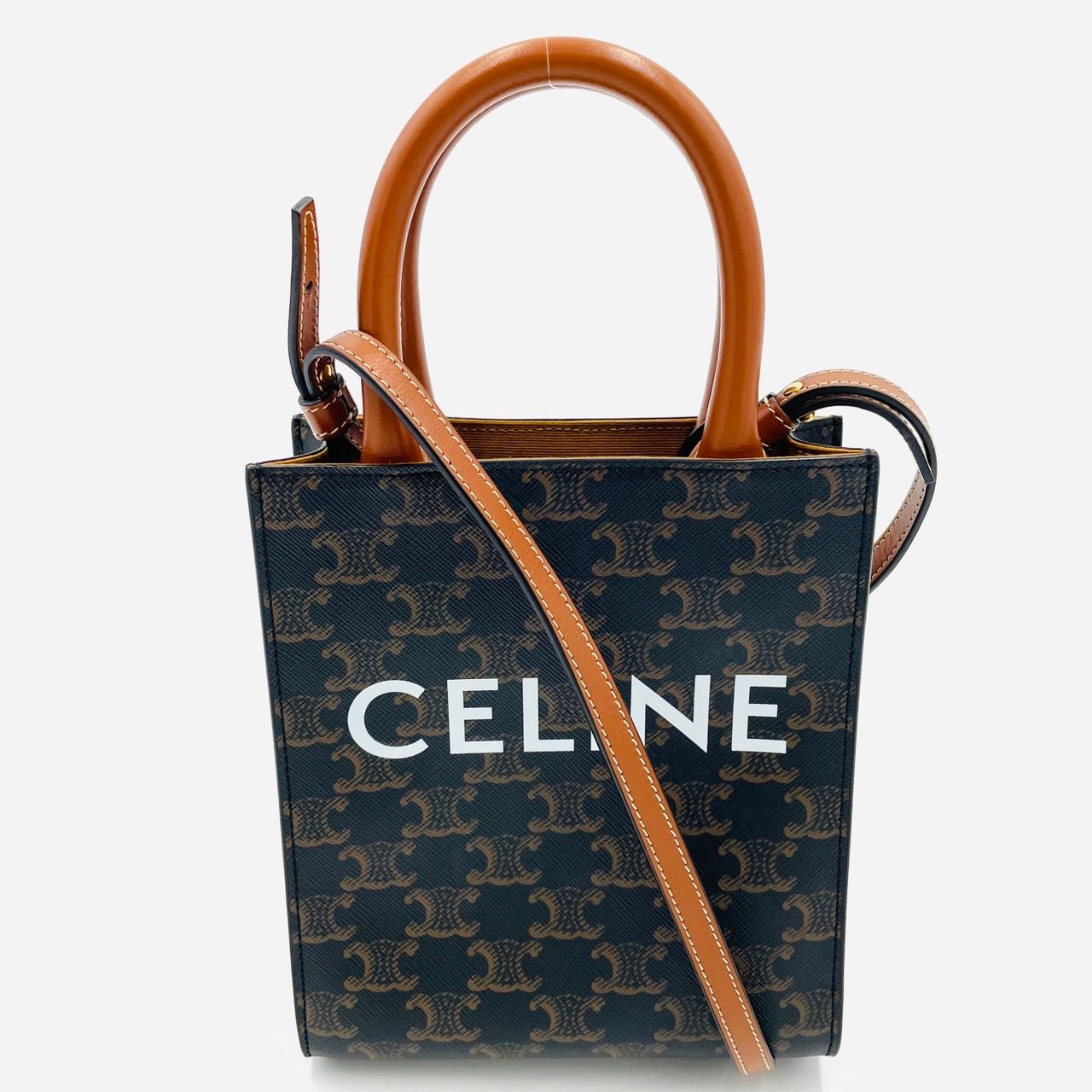 セリーヌ CELINEトリオンフ バッグ ミニ バーティカルカバ ショルダー