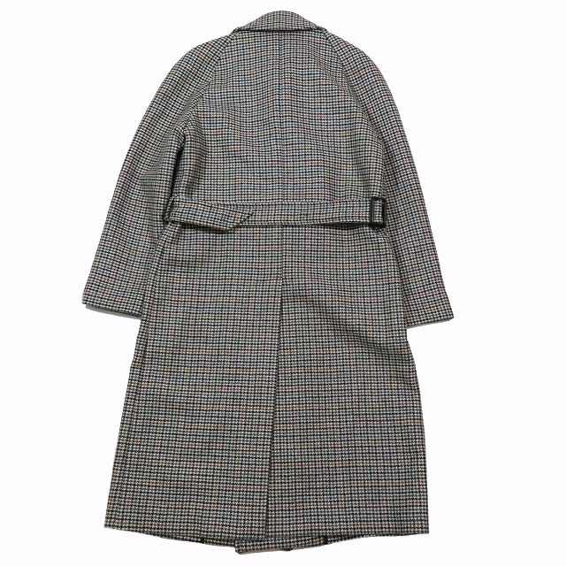 【美品】TAGLIATORE チェスターコート　千鳥格子 美品 タリアトーレ TAGLIATORE BROCK別注 ベルテッド チェスター
