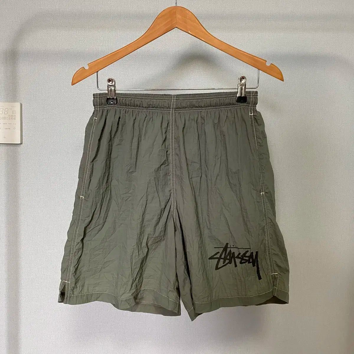S STUSSY ステューシー Stussy x OUR LEGACY アワーレガシー ウォーター ショートパンツ ウォッシュド 黒