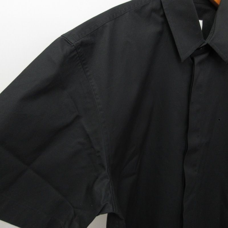 ジルサンダー JIL SANDER 美品 21SS 比翼シャツ 半袖 ベンチレーション 
