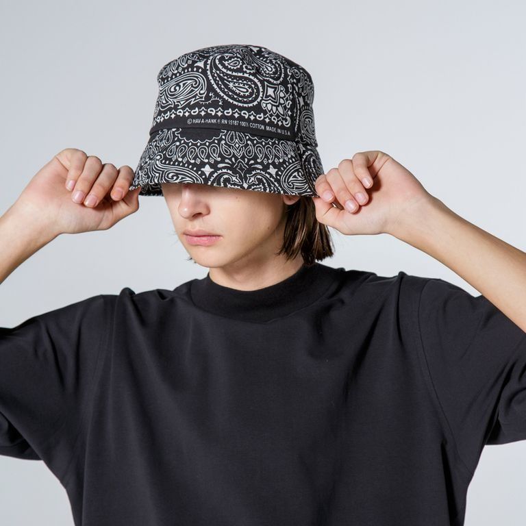 VICTIM × HAV-A-HANK × CA4LA｜ヴィクティム ハバハンク カシラ PAISLEY BUCKET HAT ペイズリーバケットハット