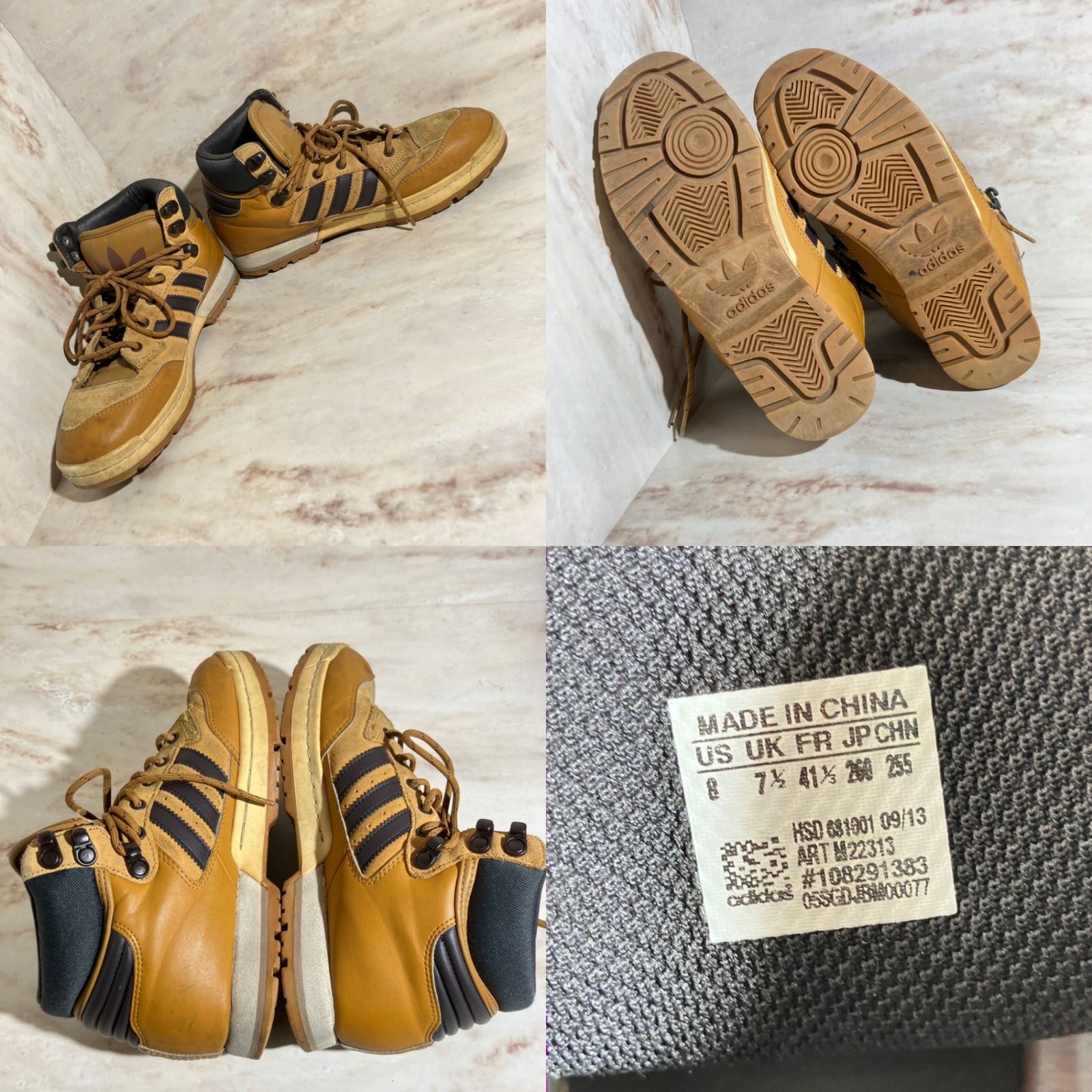 訳アリ品】adidas アディダス ハイカットスニーカー CENTENNIAL MID ...