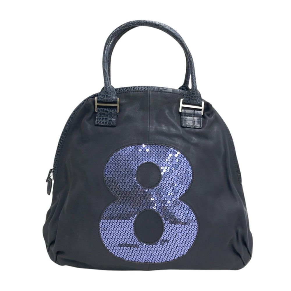 【人気モデル】ムータ MUTA クロコ ハンドバッグ スパンコール 8 ゴルフ MUTA ムータ レザーハンドバッグ 8 スパンコール クロコダイル