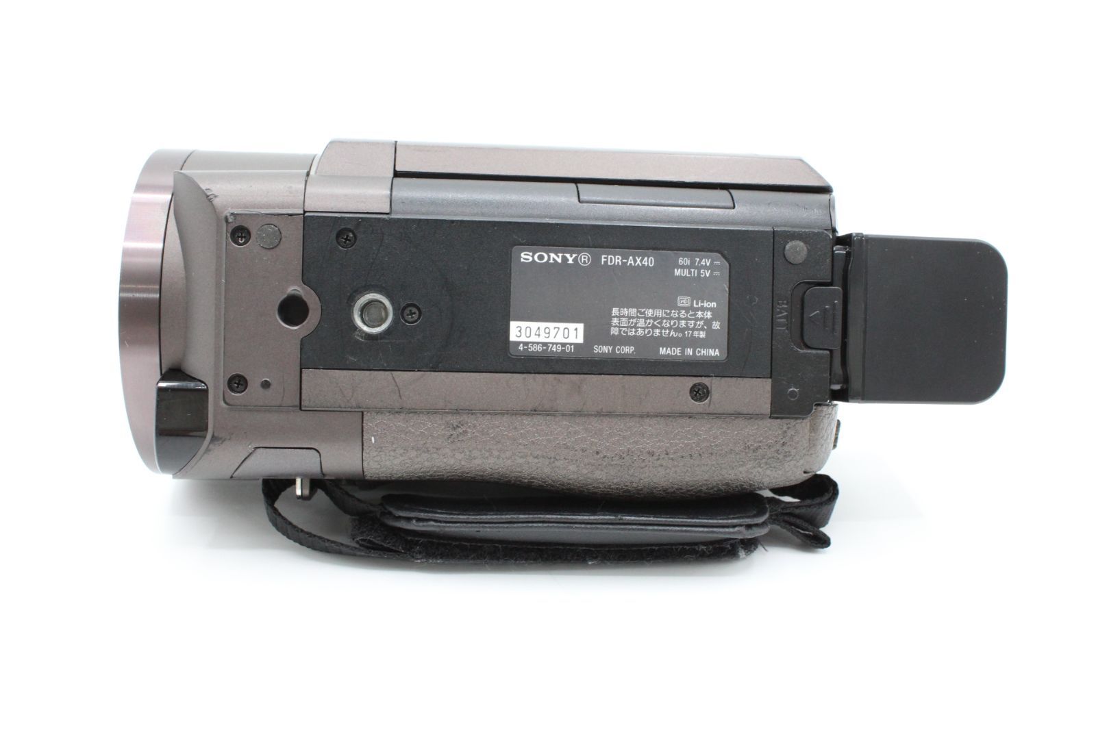 ＜＜新品充電器（社外品）＆新品バッテリー付き！！＞＞【良品】SONY ソニー FDR-AX40 4K 64GB 光学20倍 ブロンズブラウン #LE2025172