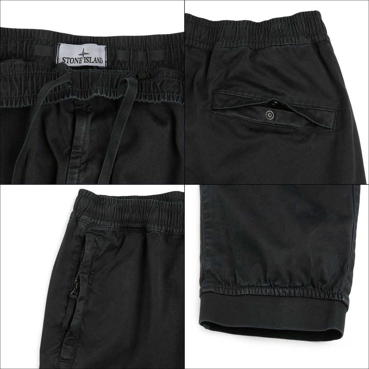 11 STONE ISLAND ストーンアイランド 7915313L1 A0129 ブラック