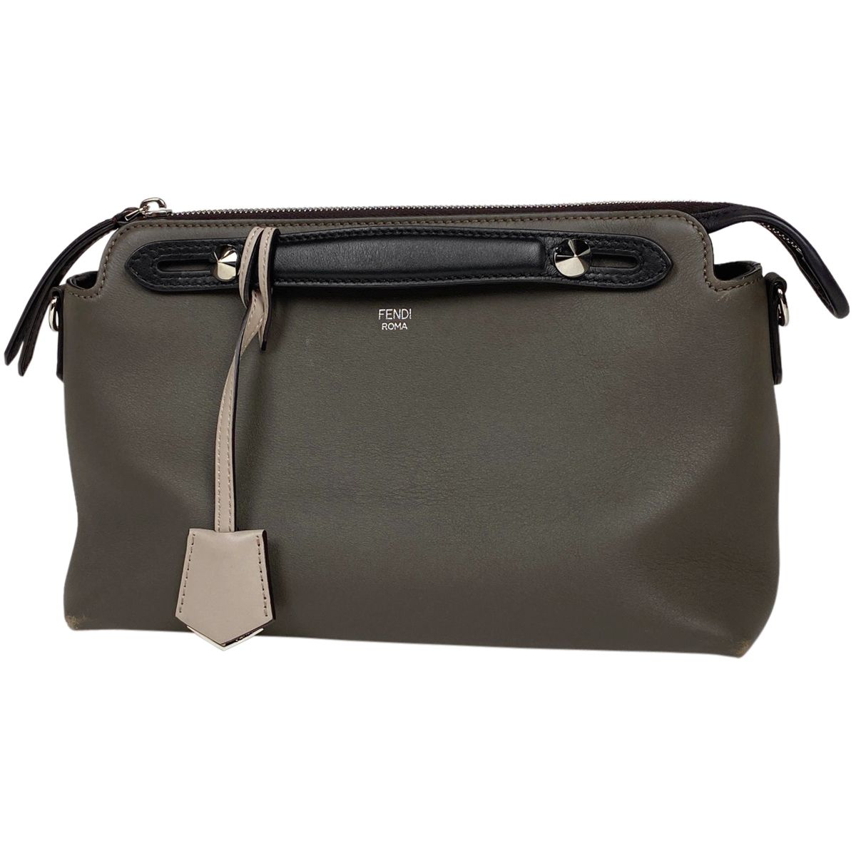美品】FENDI フェンディ バイザウェイ ミディアム グレー 保証書付