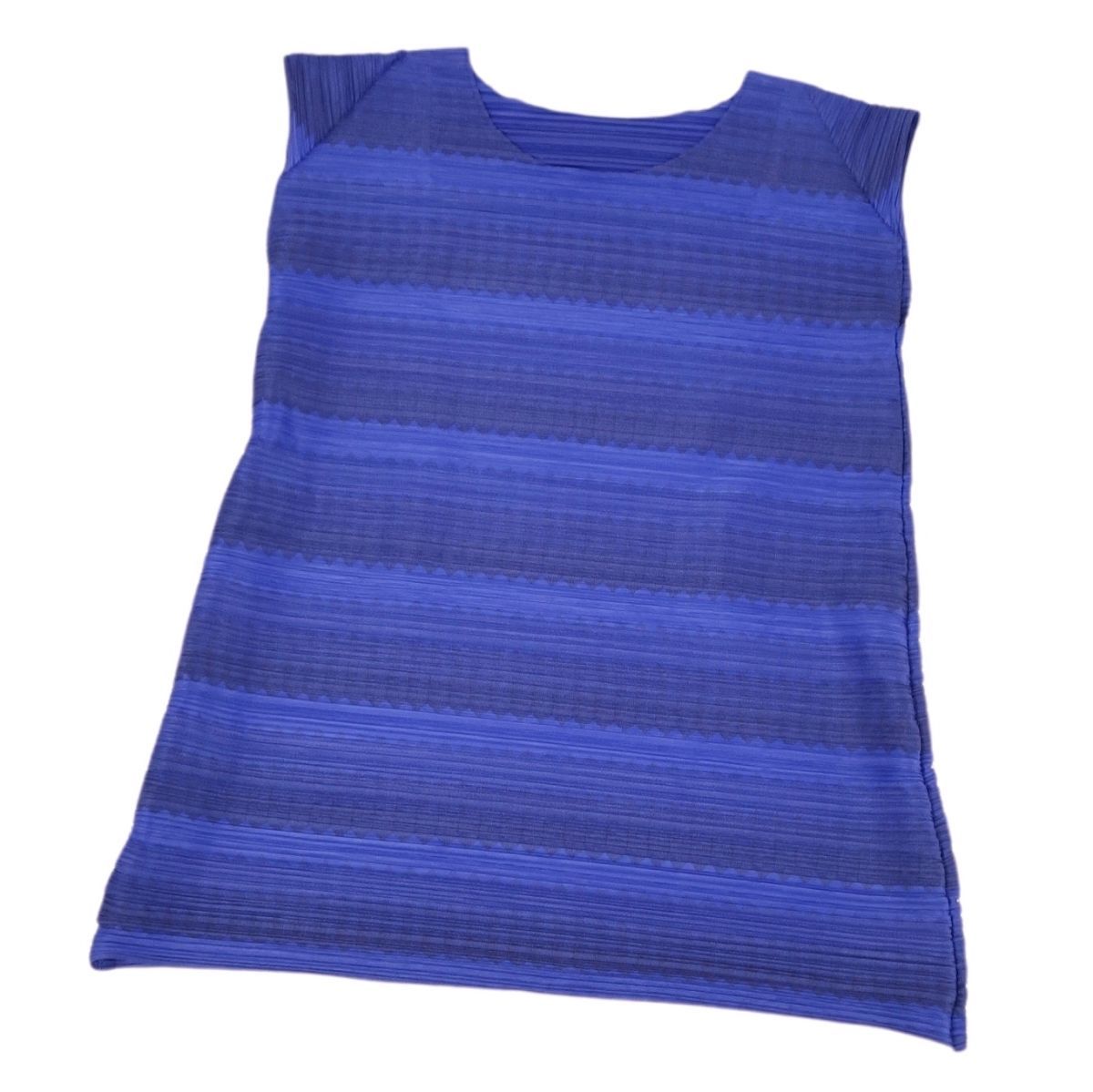 美品 プリーツプリーズ イッセイミヤケ PLEATS PLEASE シャツ ブラウス