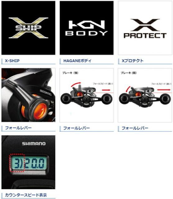 シマノ 20 バルケッタFカスタム 151 (左ハンドル) / 両軸リール