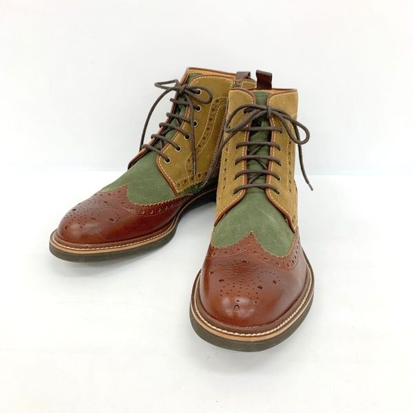 □ REGAL リーガル サイドジップ カントリーブーツ ウィングチップ 25