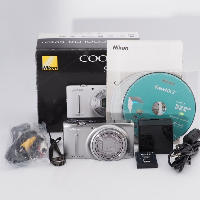 Nikon ニコン デジタルカメラ COOLPIX S9400 光学18倍ズーム 有効画素数1811万画素 プラウドシルバー S9400SL -  メルカリ