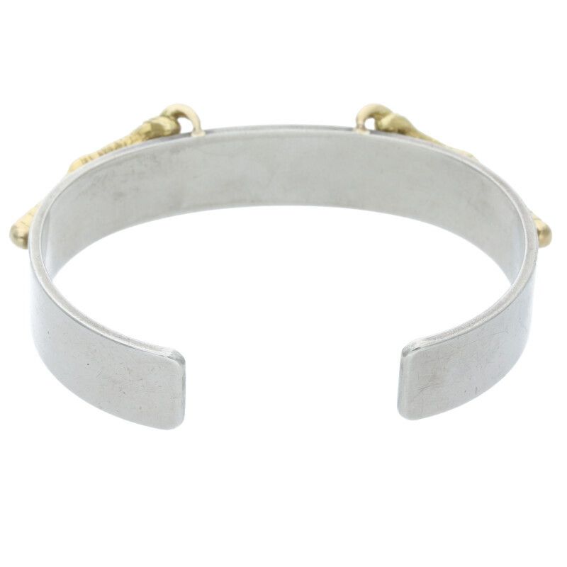 ゴローズ　goro's　金爪　平打ち　メタル　バングル ゴローズ 金爪付き平打ち S ブレスレット メンズ S ゴローズ goro's 金