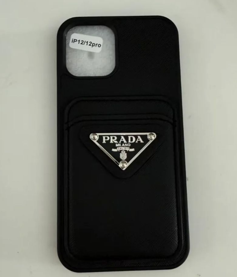 PRADA iPhone12/12Proケース ブラック 新品 iPhone12pro ケース ブラック - メルカリ