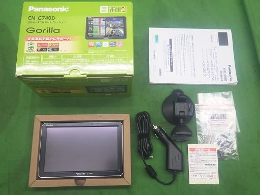 CN-G740D 中古 中古】パナソニック ゴリラ ポータブルナビ CN-G740D - メルカリ