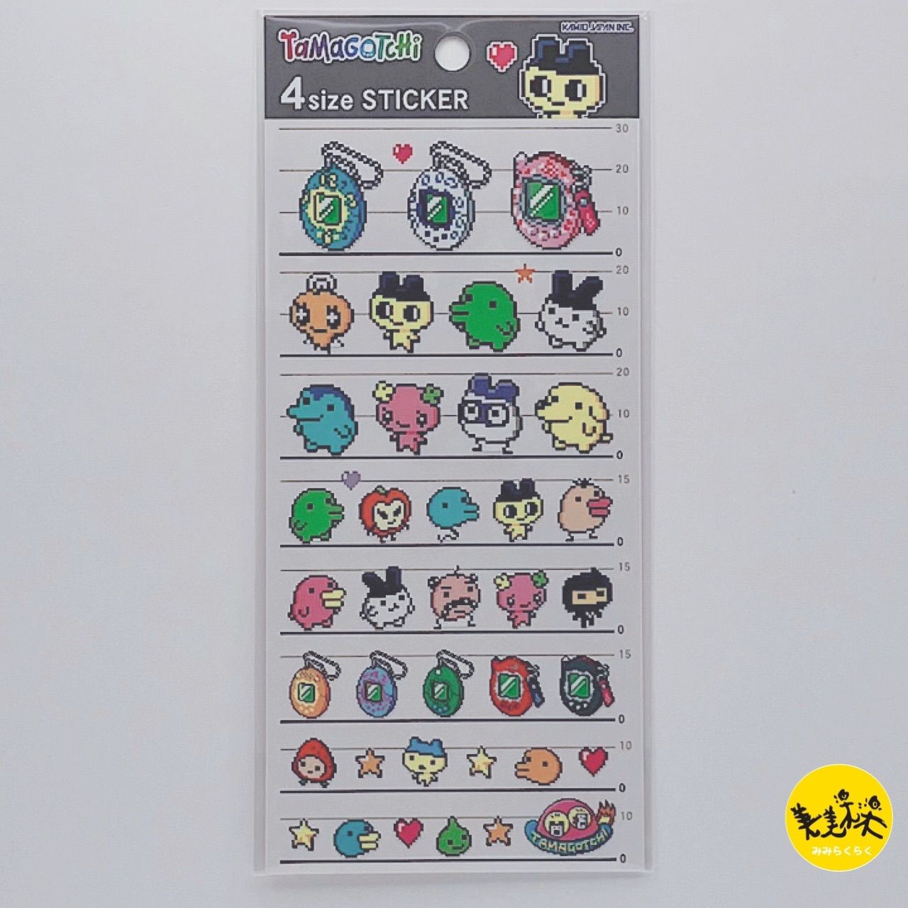 たまごっち シール 4点セット 平成レトロ レア たまごっち 4サイズ