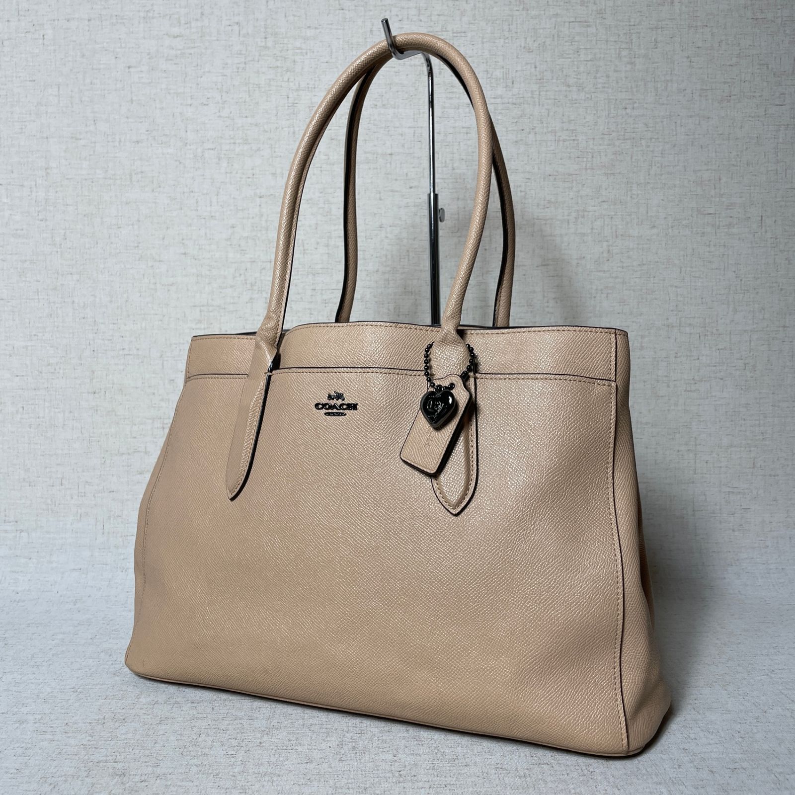 2504-217｜コーチ トートバッグ レザー ベージュ - メルカリ
