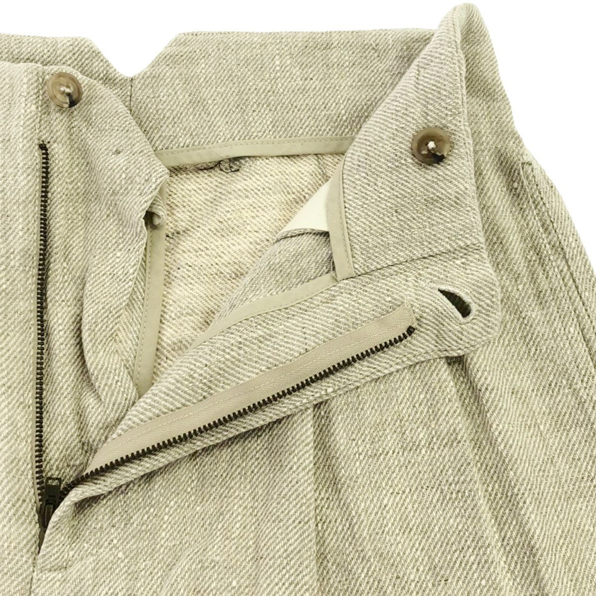 NICHOLAS DALEY ニコラス デイリー IRISH LINEN 2タックリネン 