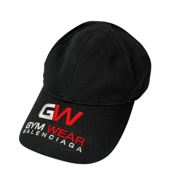 BALENCIAGA 20AW GYM WEAR LOGO CAP 3Dロゴ刺繍ジムウェアーキャップ 帽子 L 59cm バレンシアガ メンズ レディース