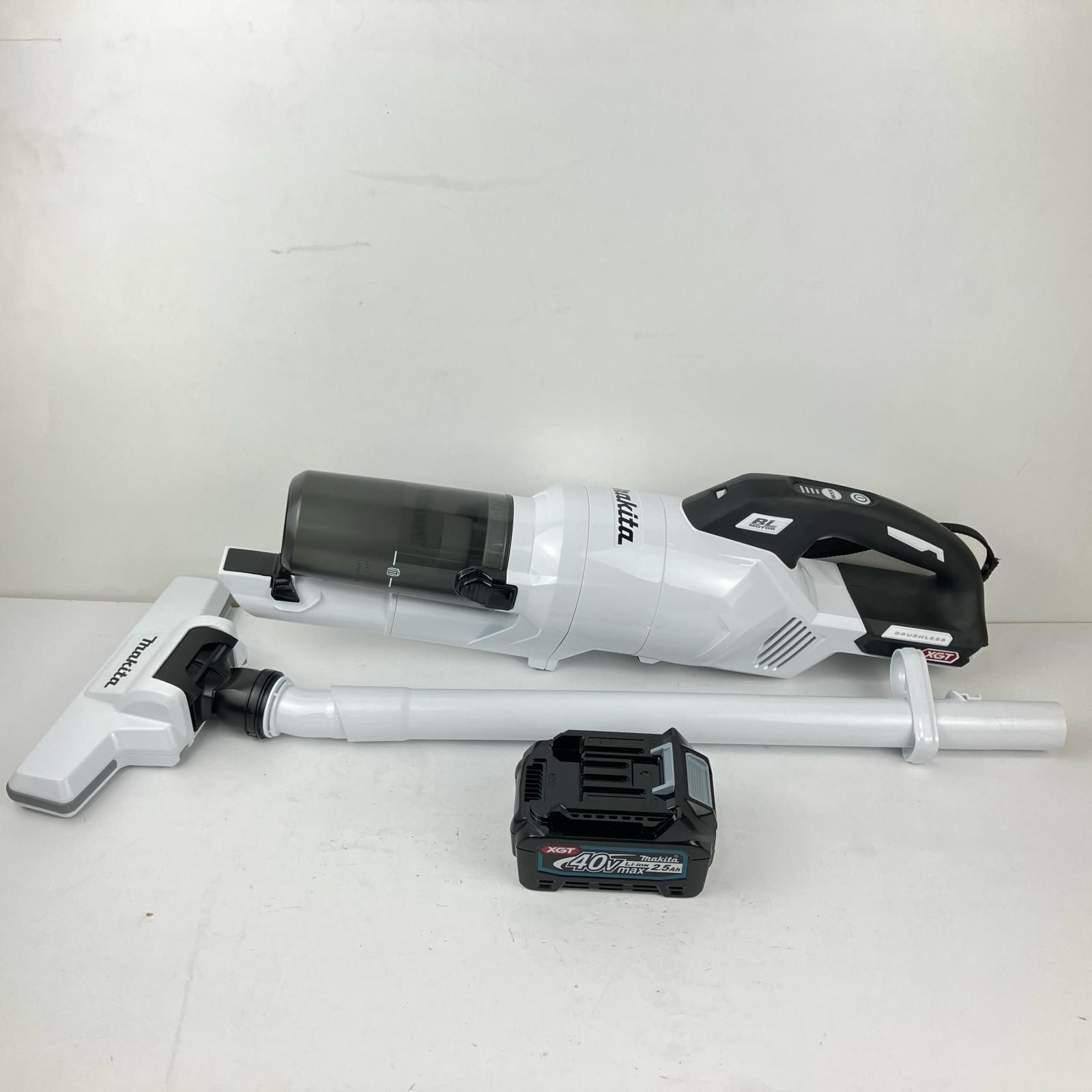 ЗЗMAKITA マキタ 40v 充電式クリーナー バッテリー×1付 充電器なし CL003G ホワイト