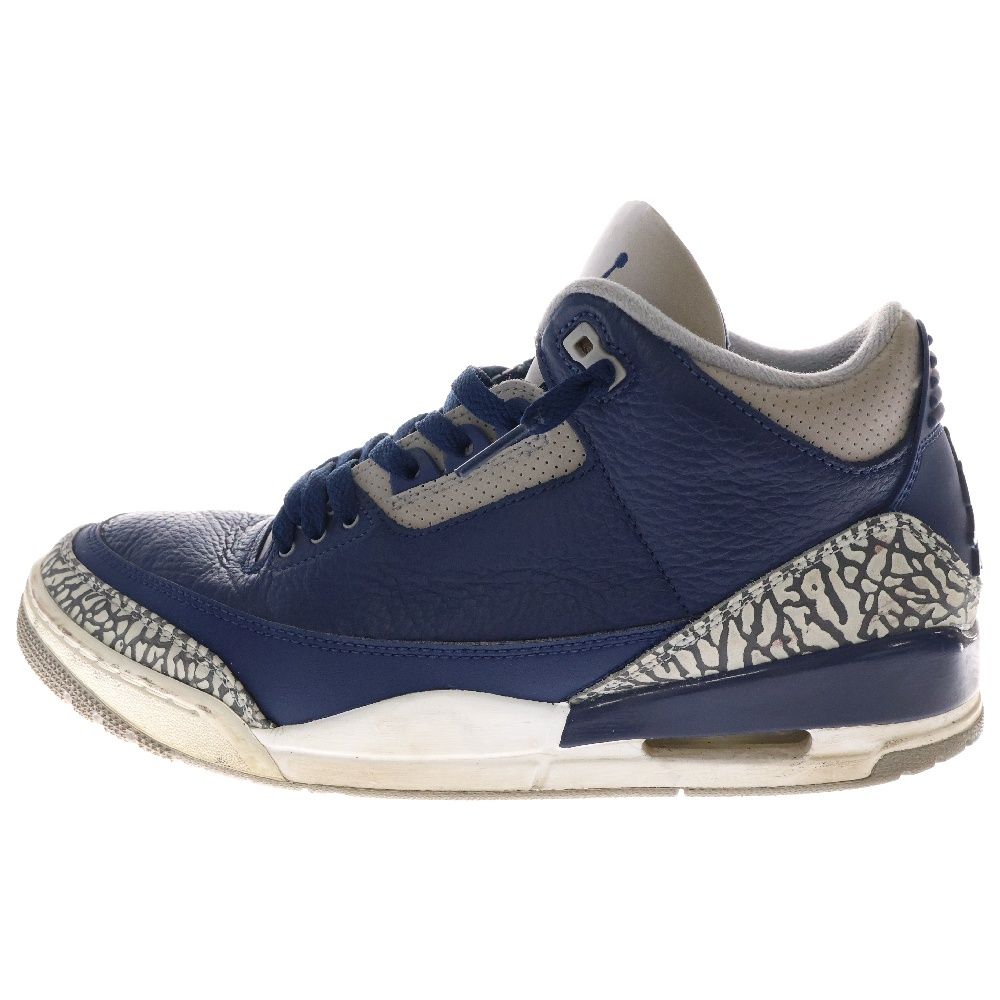 NIKE (ナイキ) AIR JORDAN 3 RETRO MIDNIGHT NAVY エアジョーダン3 レトロ ハイカットスニーカー ネイビー US11/29cm CT8532-401