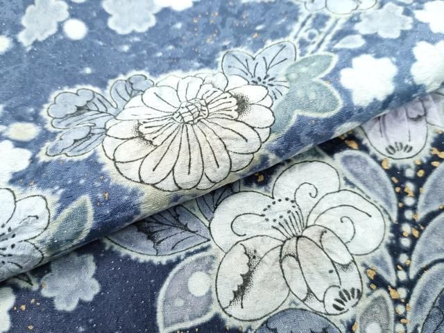 平和屋本店□極上 吉乃一廉 幻の辻が花 訪問着 絞り 暈し染め 銀通し地