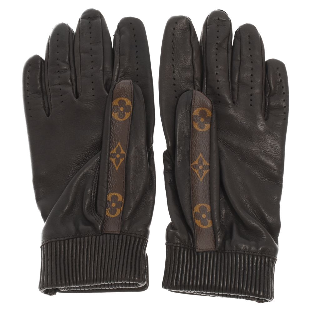 LOUIS VUITTON ルイヴィトン 17AW×Supreme Monogram Leather Gloves
