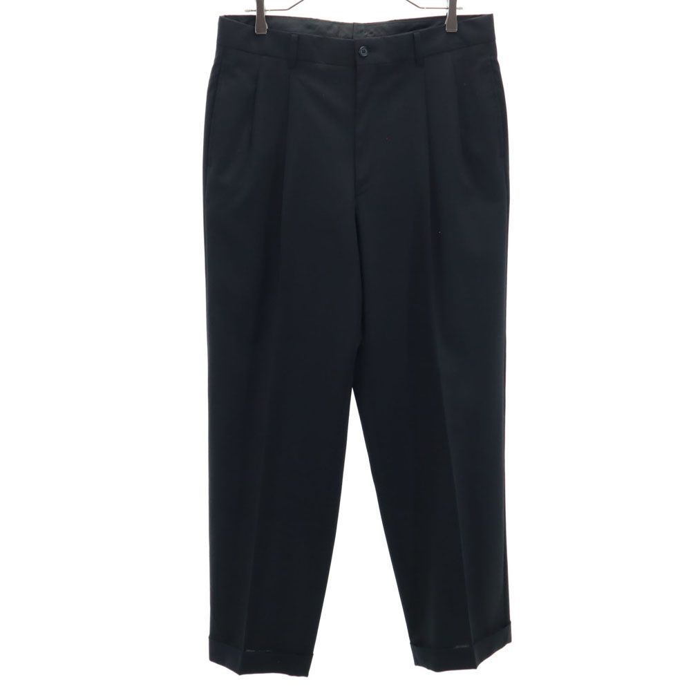 ヨウジヤマモト × ダーバン コラボ 日本製 ウール スラックスパンツ 87 ブラック Yohji Yamamoto D'URBAN A.A.R ビックサイズ メンズ