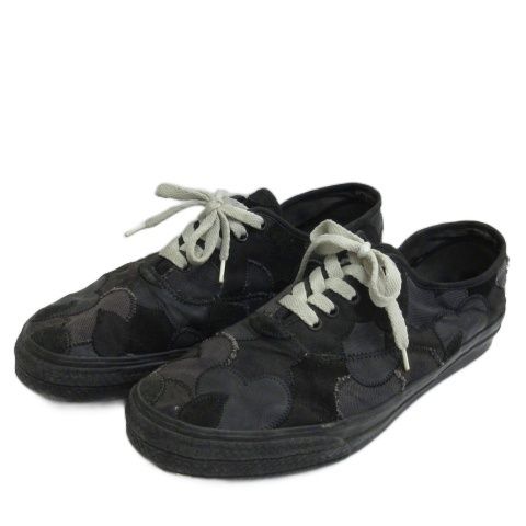 ナンバーナイン NUMBER N INE ミヤシタタカヒロ 03 カート期 ハート涙 パッチワーク スニーカー 9 27 cm GY 51