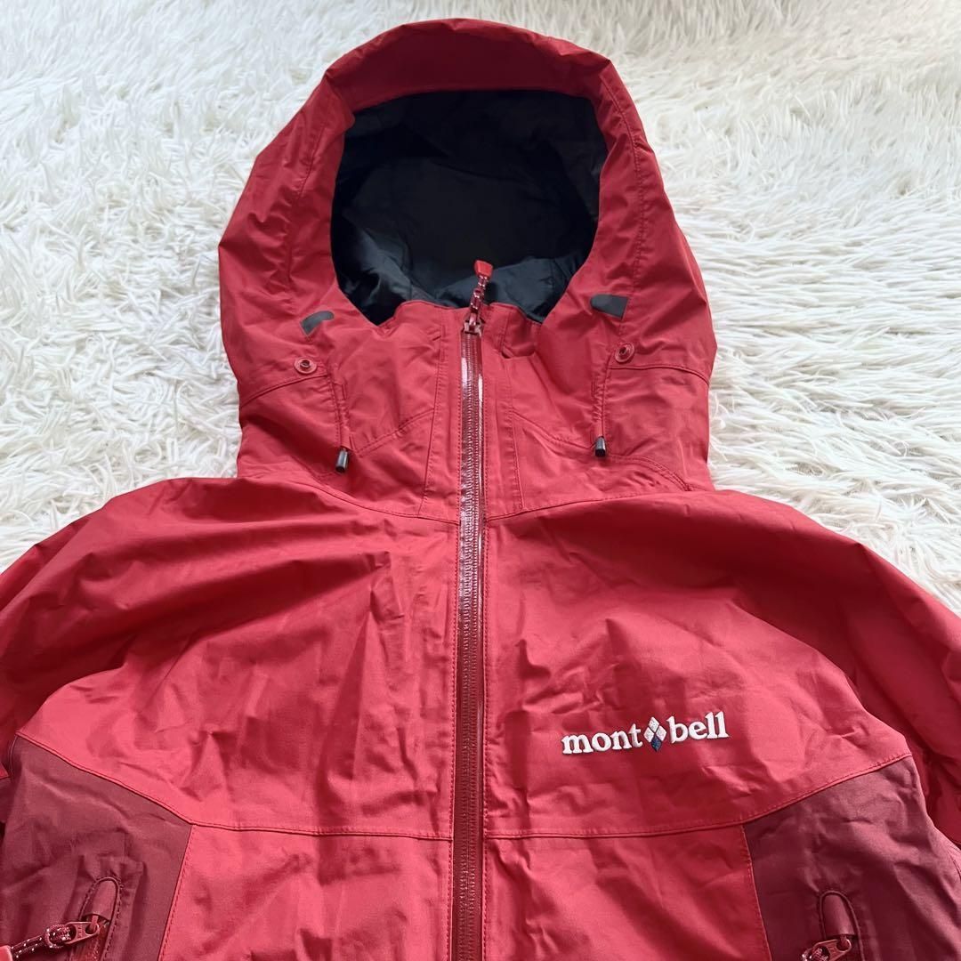 mont-bell モンベル ドロワットパーカ M 海外モデル レッド GORE-TEX