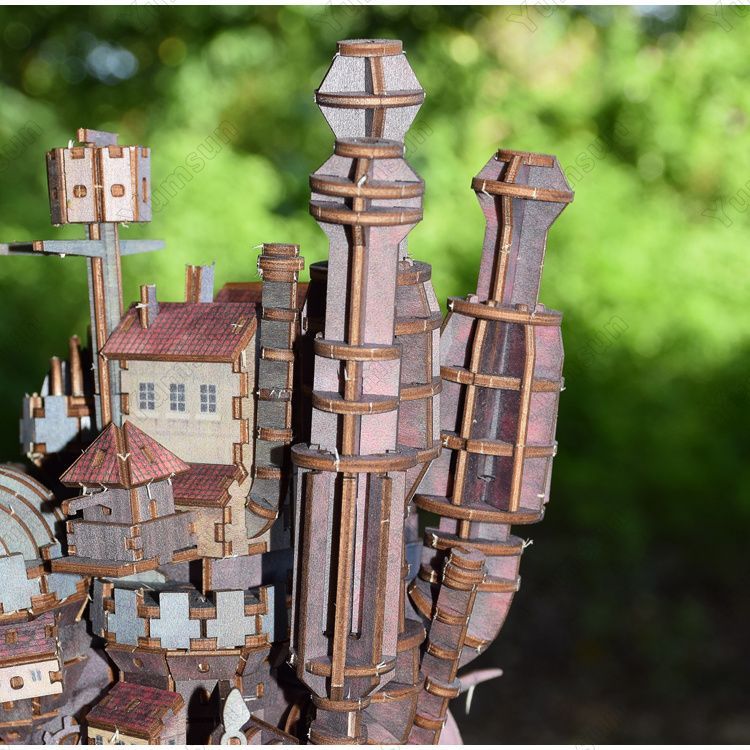 ハウルの動く城 ki-gu-mi 3D立体パズル 3D木製パズル キット