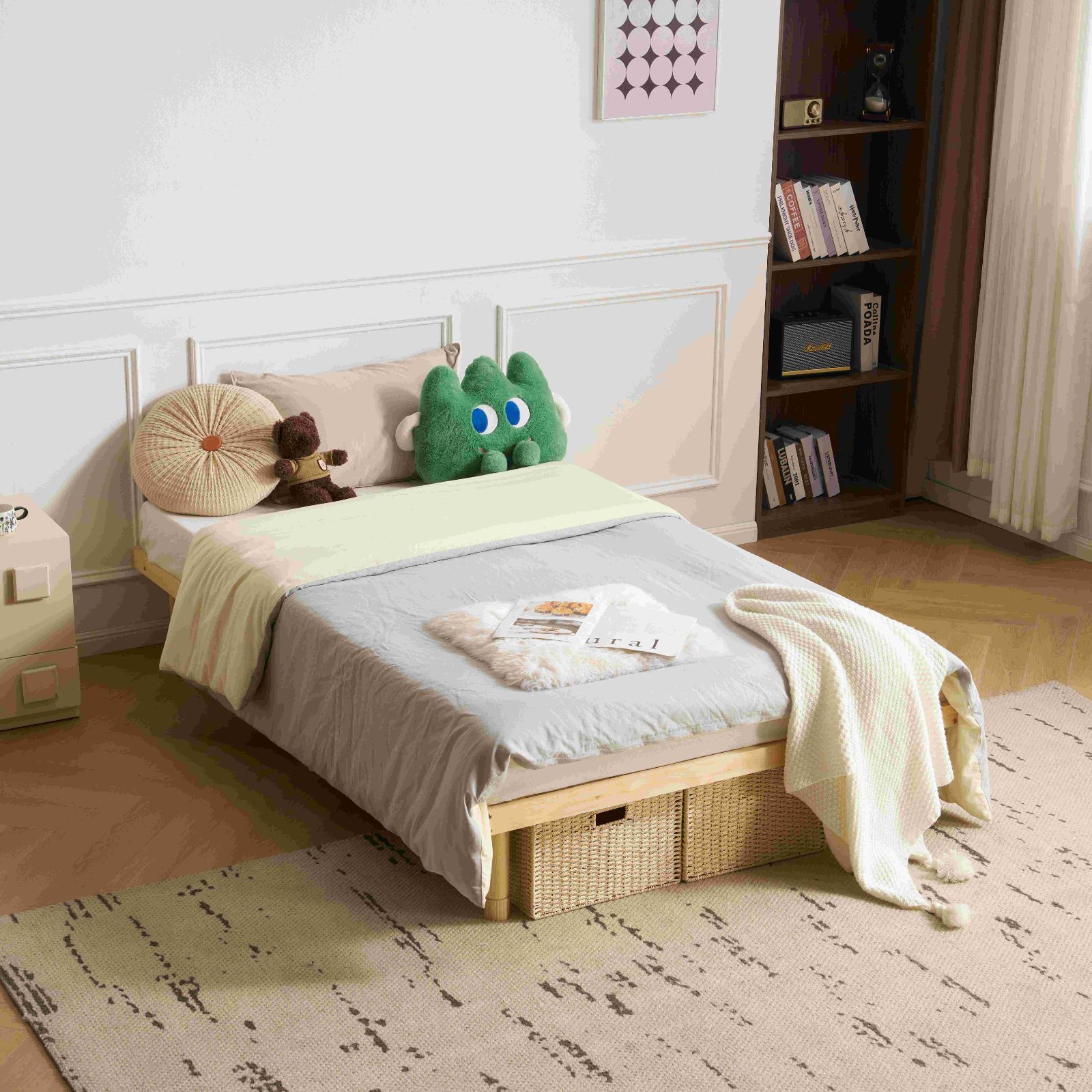 カビ対策完備｜木製スノコベッド｜N512P257182A