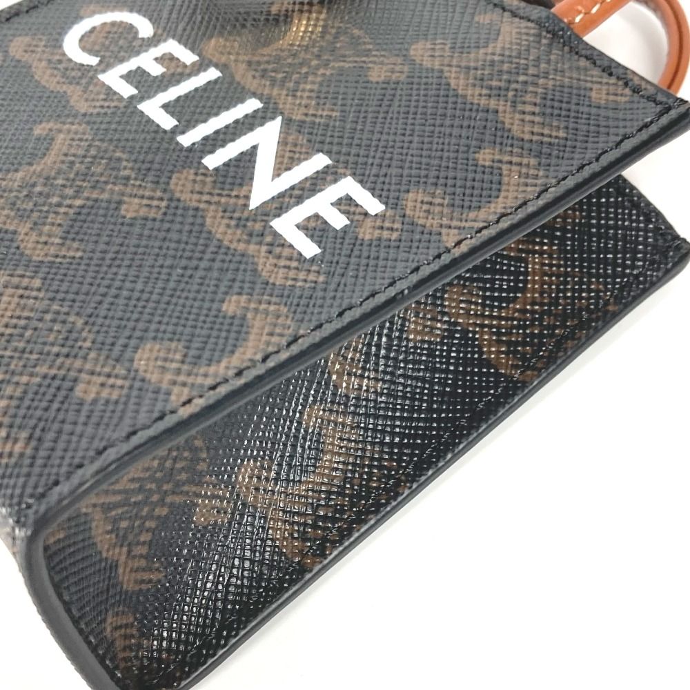 CELINE セリーヌ キーホルダー マイクロバーティカル カバ 10I492CZ1 レザー - メルカリ