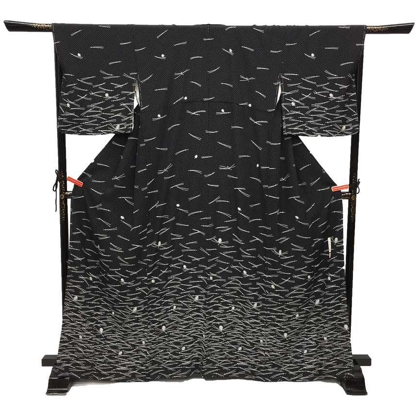 orange☆留袖ワンピース 3L/120 正絹 紗綾形の地模様 Y作 留袖