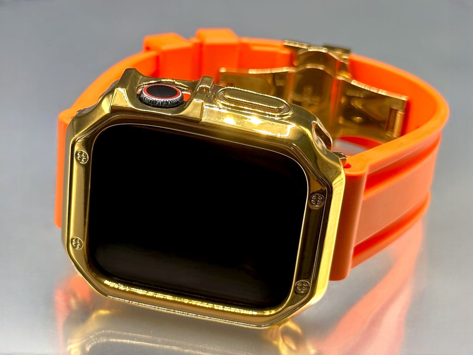Apple Watch カスタム ラバーバンド アップルウォッチカバー