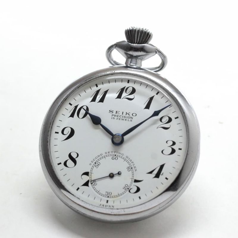 19セイコー プレシジョン 懐中時計　 15石　/　昭38　北　144　国鉄　/19seiko-1210