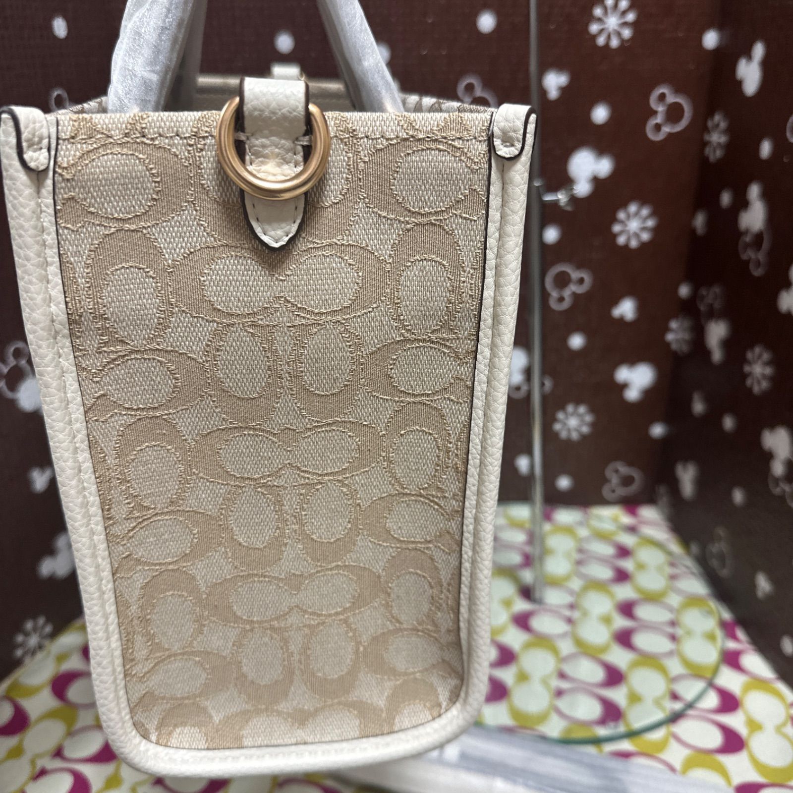 新品☆COACH デンプシー キャリーオール２WAYショルダーC8448