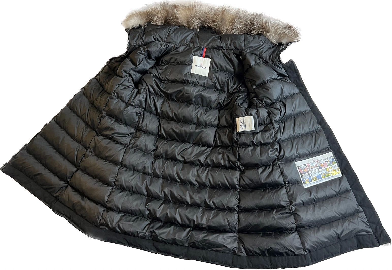 未使用☆MONCLER BLAVET フォックスファー TG4 ブラック XXL - レディース