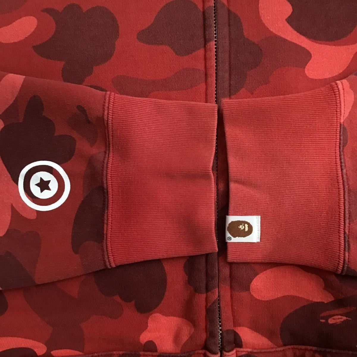 ☆2XL☆ Red camo タイガー パーカー Tiger full zip hoodie a bathing 