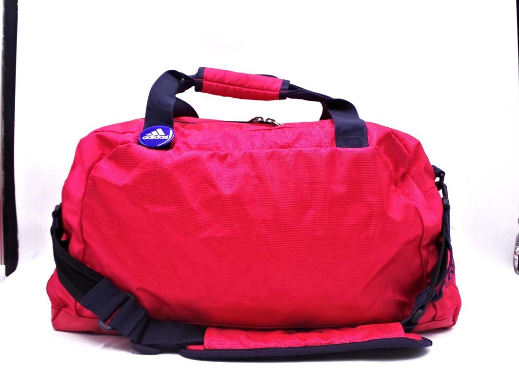 adidas ボストンバッグ ハンドバッグ 赤 handbag y2k red adidas アディダス 2WAY ボストン バッグ ピンク □□ メンズ