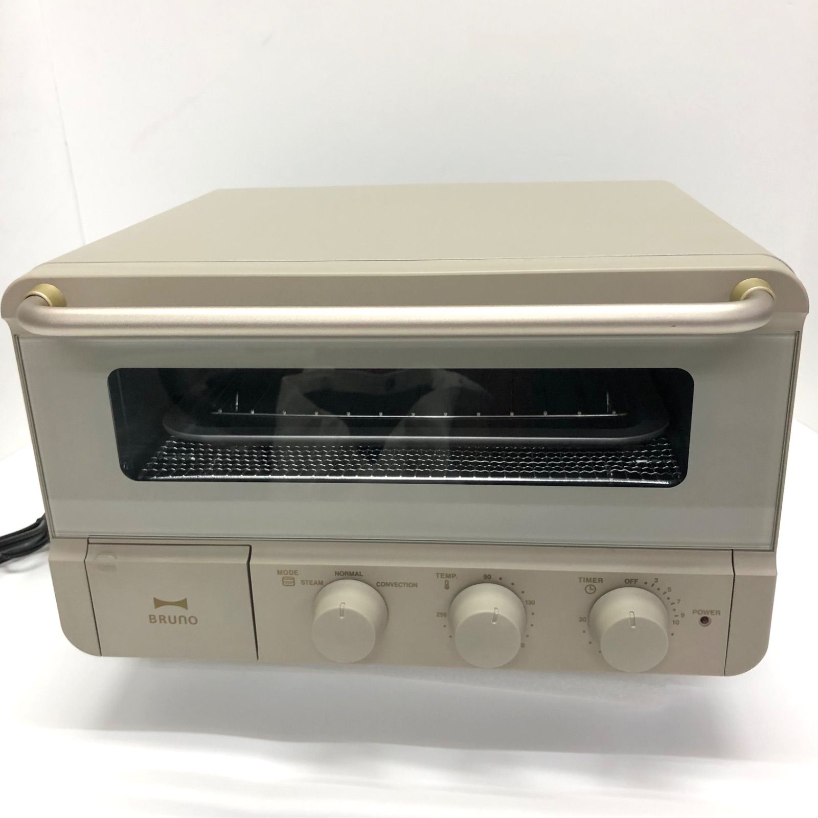 未使用品】 1円～!! BRUNO ブルーノ スチーム＆ベイクトースター