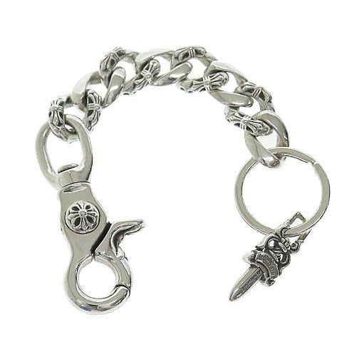 即買いNG　クロムハーツ　キーリング　キーホルダー　ファンシー クロムハーツ CHROME HEARTS CLIP CHAIN FANCY クリップ チェーン