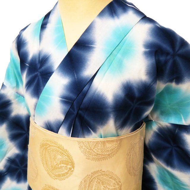 新品・板締絞り浴衣✨木綿着物・夏着物 楽天市場】浴衣 有松鳴海絞り 知多木綿 《お仕立て代込み》 板
