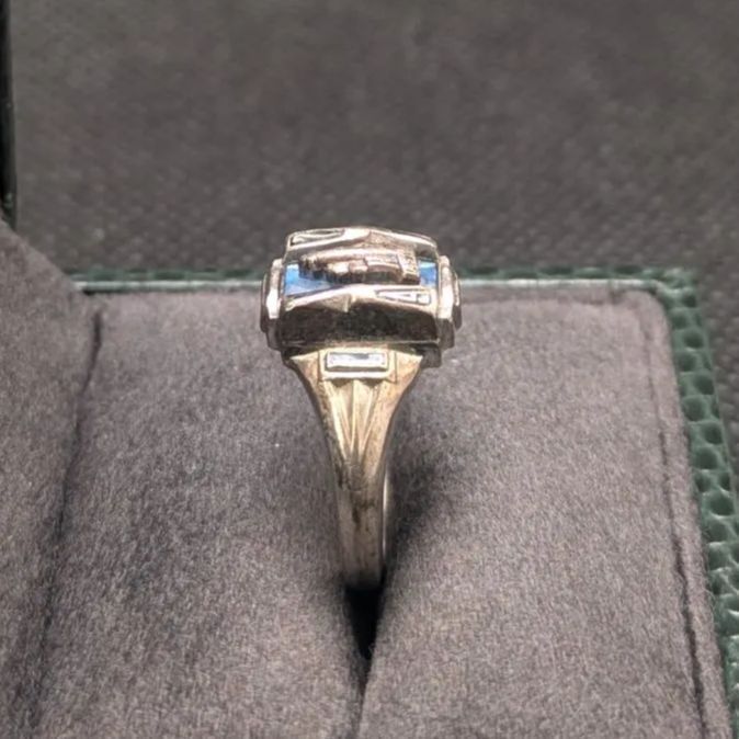 カレッジリング スターリングシルバー925