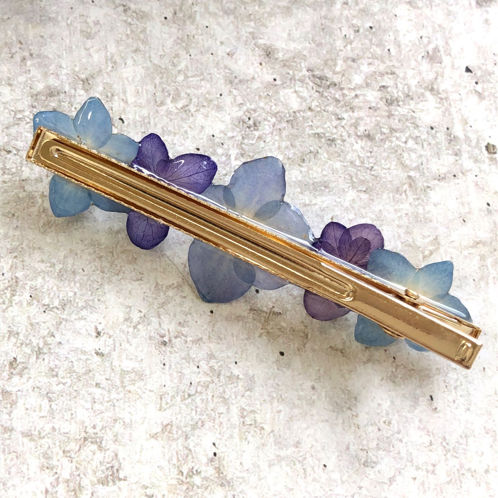 ハンドメイドバレッタ663